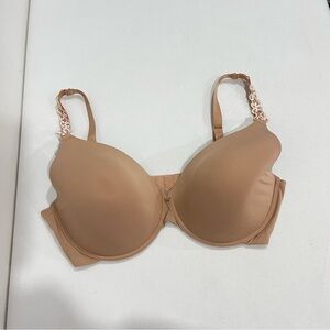 Natori Size 38DDD Pure Luxe Full Fit Underwire Bra Tan Comfy Soft